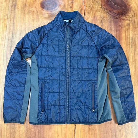 Smartwool Boy's Jacket XL Puffer Navy Full zip Hiking Outdoor Merino Wool H3-20